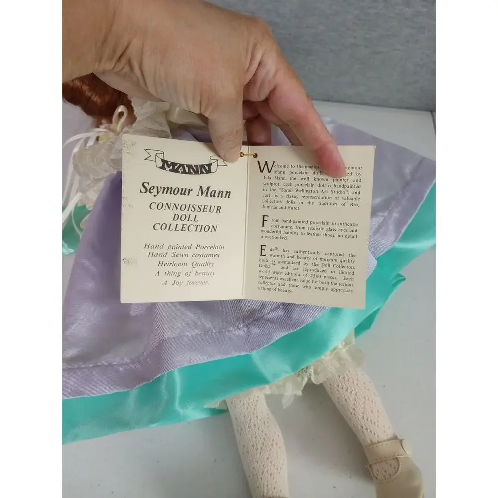 Seymour Mann Connoisseur Collection Porcelain Doll 18 inch